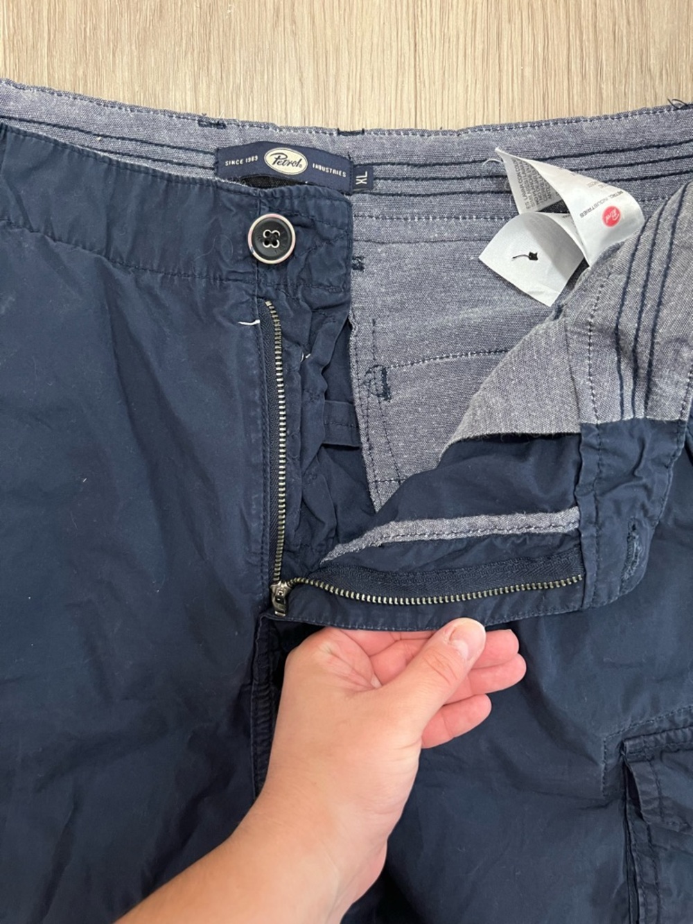 Petrol Industries Navy Cargo Shorts Mens European XL - Picture 3 of 13